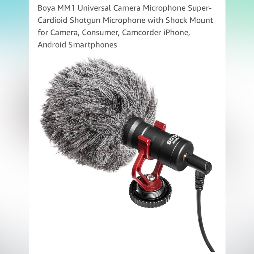 Boya Universal  Microphone for cameras and smartphones